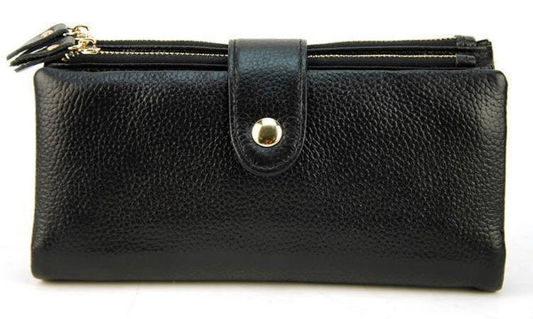 Planet Gates Leather Clutch Wallet Cellphone Mobile Purse Credit Card Holder ID Photo Window Organizer Lady Bag Snap Fashion