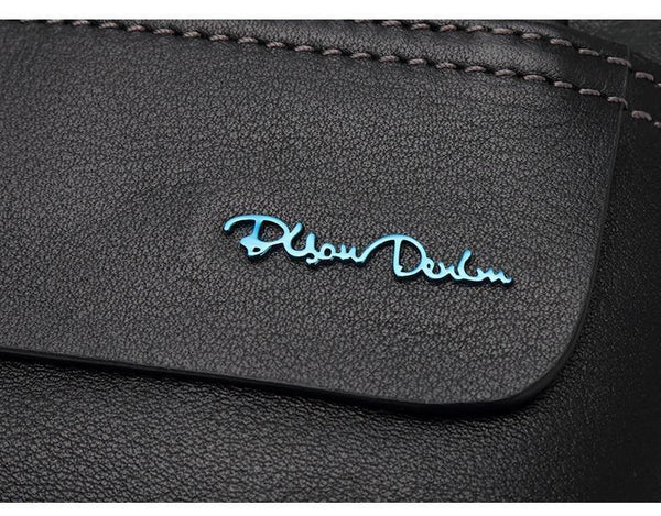 Planet Gates Leather Crossbody Bag Ipad Men's Bag Zipper Men Messenger Bag Casual Male Shoulder Bag N2749-1B