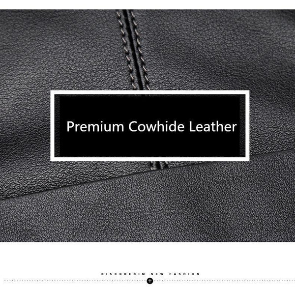 Planet Gates Leather Crossbody Bag Ipad Men's Bag Zipper Men Messenger Bag Casual Male Shoulder Bag N2749-1B