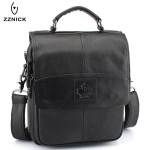 Planet Gates Leather Crossbody Bags Fashion Men Messenger Bags Men's Shoulder Bag Zipper Men's Leather Bag Handbag Briefcase