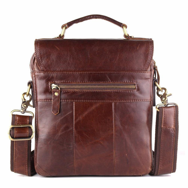 Planet Gates Leather Crossbody Bags Fashion Men Messenger Bags Men's Shoulder Bag Zipper Men's Leather Bag Handbag Briefcase
