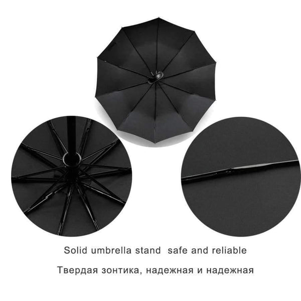 Planet Gates Leather Curved Handle men Automatic business Umbrella Male Windproof Black Big auto Umbrellas parasol Rain paraguas