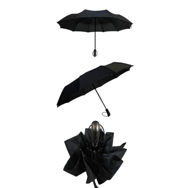 Planet Gates Leather Curved Handle men Automatic business Umbrella Male Windproof Black Big auto Umbrellas parasol Rain paraguas
