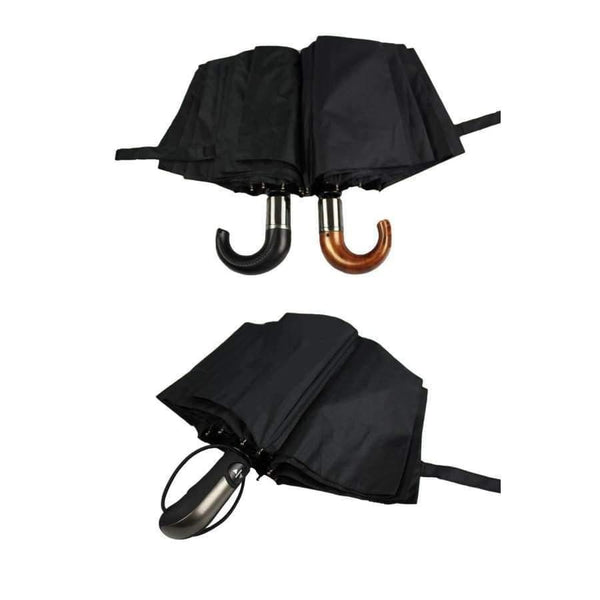 Planet Gates Leather Curved Handle men Automatic business Umbrella Male Windproof Black Big auto Umbrellas parasol Rain paraguas
