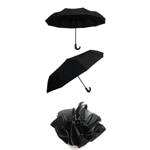 Planet Gates Leather Curved Handle men Automatic business Umbrella Male Windproof Black Big auto Umbrellas parasol Rain paraguas