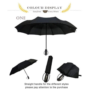 Planet Gates Leather Curved Handle men Automatic business Umbrella Male Windproof Black Big auto Umbrellas parasol Rain paraguas