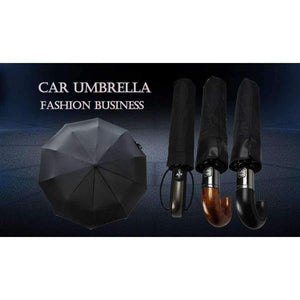Planet Gates Leather Curved Handle men Automatic business Umbrella Male Windproof Black Big auto Umbrellas parasol Rain paraguas