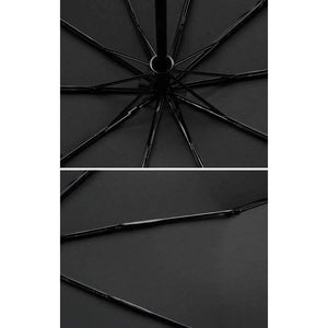 Planet Gates Leather Curved Handle men Automatic business Umbrella Male Windproof Black Big Umbrellas parasol Rain corporation paraguas Gifts