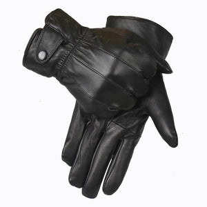 Planet Gates Leather Gloves Men Winter Glove High Quality Real Sheep Leather Mittens Men Genuine Sheepskin Gloves Winter
