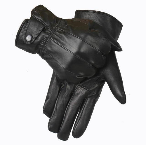 Planet Gates Leather Gloves Men Winter Glove High Quality Real Sheep Leather Mittens Men Genuine Sheepskin Gloves Winter