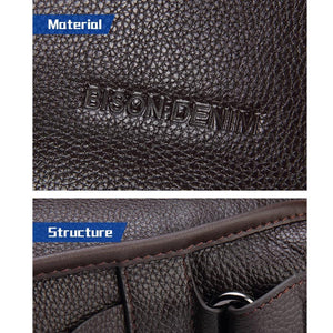 Planet Gates Leather Guarantee Briefcase Men Bag 14 inch Laptop Soft Cowhide Messenger Bag Handbag Bag Business