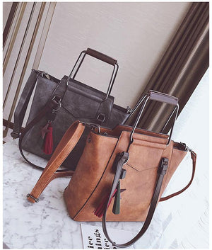 Planet Gates Leather handbags design black casual tote large travel ladies shoulder bags messenger bag J09PT02