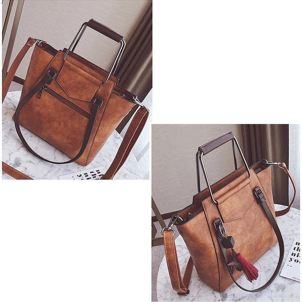 Planet Gates Leather handbags design black casual tote large travel ladies shoulder bags messenger bag J09PT02