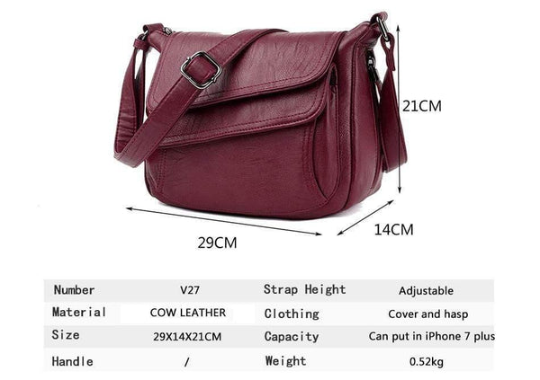 Planet Gates Leather Luxury Handbags Women Bags Designer Women Shoulder Messenger Bags For Women Sac A Main Femme