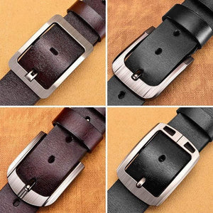 Leather Luxury Strap Male Belts For Men New Fashion Classic Vintage Pin Buckle Men Belt High Quality