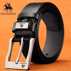 Leather Luxury Strap Male Belts For Men New Fashion Classic Vintage Pin Buckle Men Belt High Quality