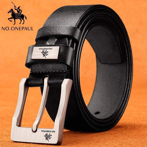 Leather Luxury Strap Male Belts For Men New Fashion Classic Vintage Pin Buckle Men Belt High Quality