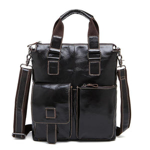 Planet Gates Leather Men Bag Casual Business Leather Mens Messenger Bag Vintage Men's Crossbody Bag bolsas