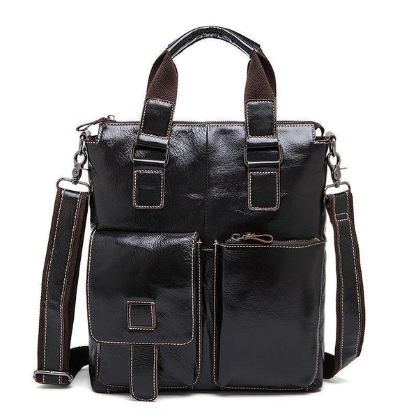 Planet Gates Leather Men Bag Casual Business Leather Mens Messenger Bag Vintage Men's Crossbody Bag bolsas