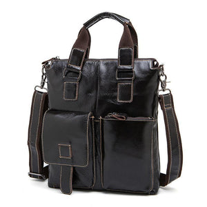 Planet Gates Leather Men Bag Casual Business Leather Mens Messenger Bag Vintage Men's Crossbody Bag bolsas