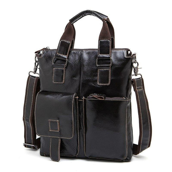 Planet Gates Leather Men Bag Casual Business Leather Mens Messenger Bag Vintage Men's Crossbody Bag bolsas