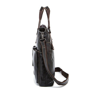 Planet Gates Leather Men Bag Casual Business Leather Mens Messenger Bag Vintage Men's Crossbody Bag bolsas