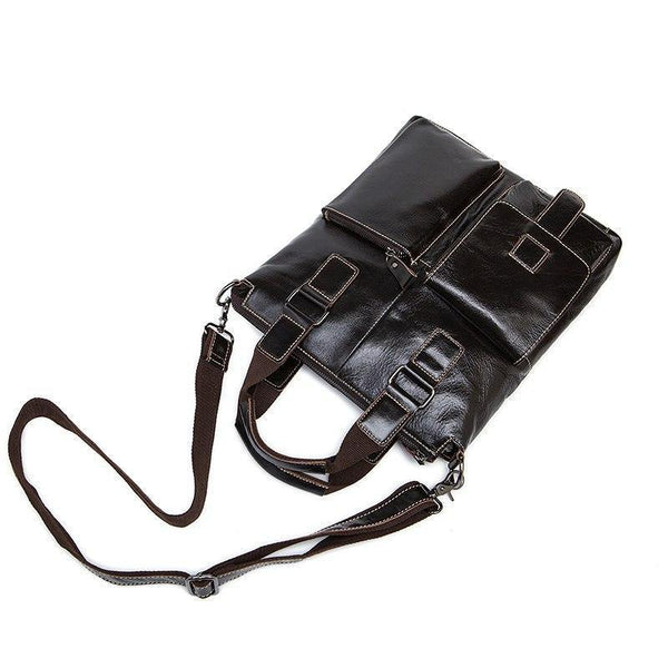 Planet Gates Leather Men Bag Casual Business Leather Mens Messenger Bag Vintage Men's Crossbody Bag bolsas