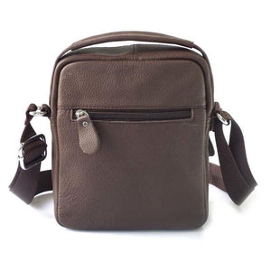 Planet Gates Leather Men Bag Cowhide Shoulder Fashion Men Messenger Bags Crossbody Bags Handbags Brown Men's Travel Bag