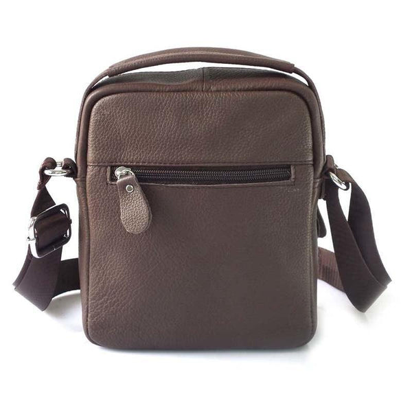 Planet Gates Leather Men Bag Cowhide Shoulder Fashion Men Messenger Bags Crossbody Bags Handbags Brown Men's Travel Bag
