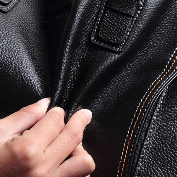 Planet Gates Leather Men Bag Laptop Briefcase Male Famous Brand Crossbody Bag Business Men's Handbag Shoulder Bag N2739-4