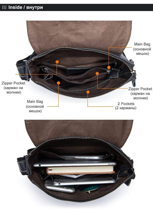 Planet Gates Leather Men Bag Male Messenger Bags Men's Man Casual Shoulder Crossbody bags flap men's leather bag Handbag 8835