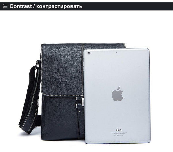 Planet Gates Leather Men Bag Male Messenger Bags Men's Man Casual Shoulder Crossbody bags flap men's leather bag Handbag 8835