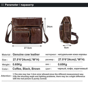 Planet Gates Leather Men Bags Casual Business Travel Mens Messenger Bag Vintage Men's Crossbody Bags bolsas male 380