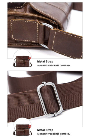 Planet Gates Leather Men Bags Casual Business Travel Mens Messenger Bag Vintage Men's Crossbody Bags bolsas male 380