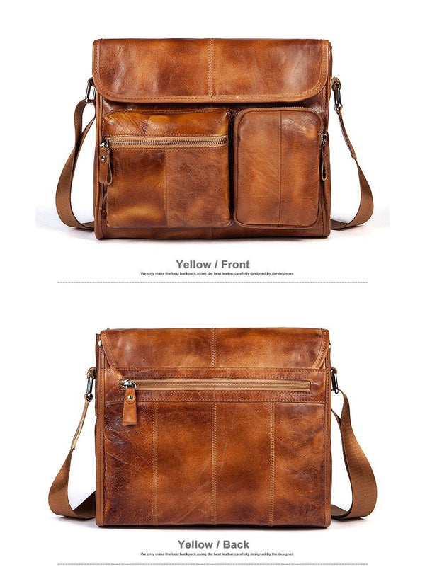 Planet Gates Leather Men Bags Casual Business Travel Mens Messenger Bag Vintage Men's Crossbody Bags bolsas male 380