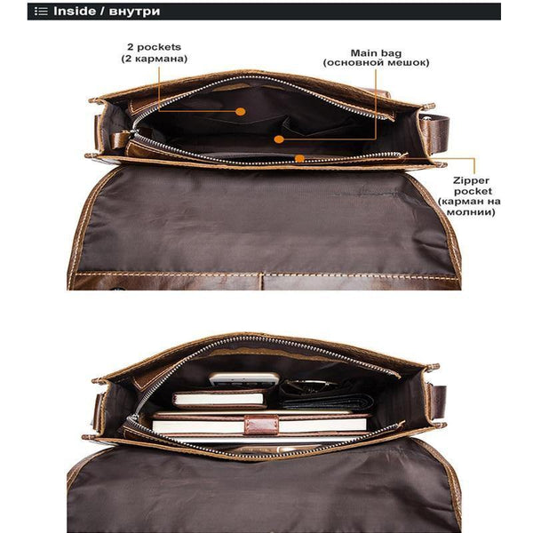 Planet Gates Leather Men Bags Casual Business Travel Mens Messenger Bag Vintage Men's Crossbody Bags bolsas male 380