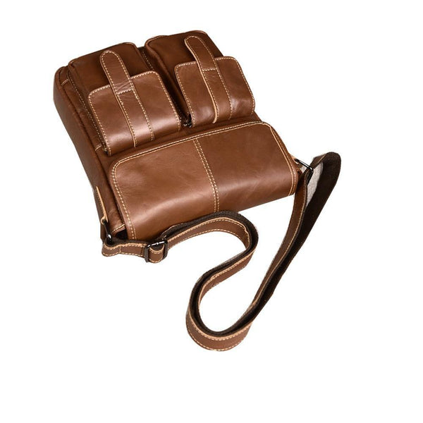 Planet Gates Leather Men Bags Fashion Male Messenger Bag Men's Small Briefcase Man Casual Crossbody Bags Shoulder Handbag