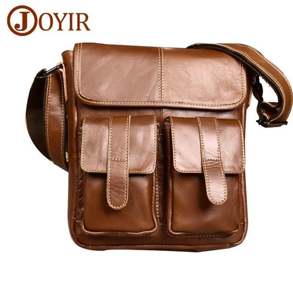 Planet Gates Leather Men Bags Fashion Male Messenger Bag Men's Small Briefcase Man Casual Crossbody Bags Shoulder Handbag