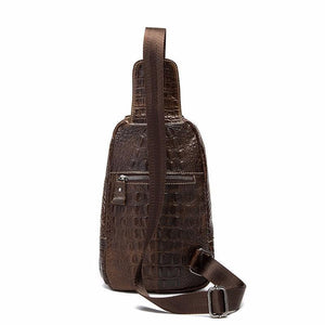 Planet Gates Leather Men Bags Hot Sale Men Crossbody Handbag Alligator Pattern Messenger Bag Male Fashion Shoulder Pack 1311