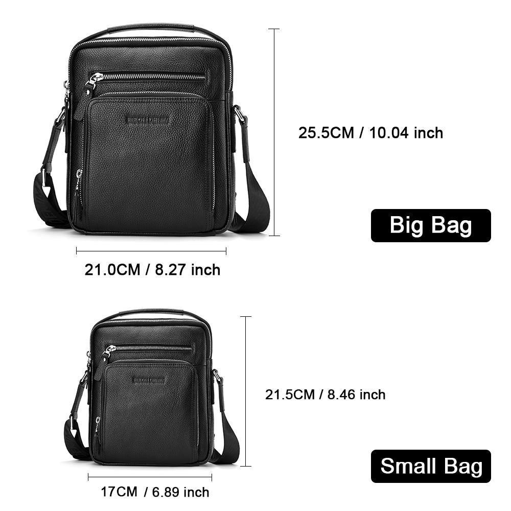 Planet Gates Leather Men Bags Ipad Handbags Male Messenger Bag Man Crossbody Shoulder Bag Men's Travel Bags N2333-1