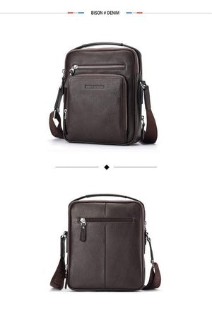 Planet Gates Leather Men Bags Ipad Handbags Male Messenger Bag Man Crossbody Shoulder Bag Men's Travel Bags N2333-1