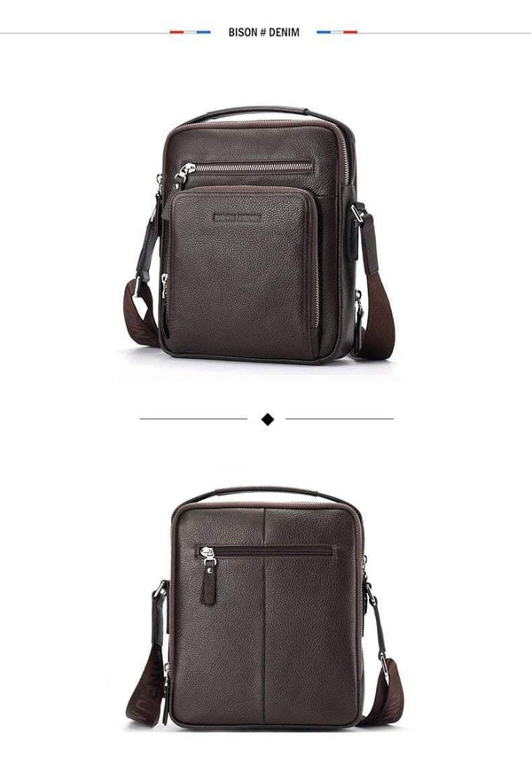 Planet Gates Leather Men Bags Ipad Handbags Male Messenger Bag Man Crossbody Shoulder Bag Men's Travel Bags N2333-1