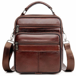 Planet Gates Leather Men Handbag Shoulder Bag Hot Sale Cow Leather Bag Vintage Casual Style Flap Bags Men's Crossbody Bag