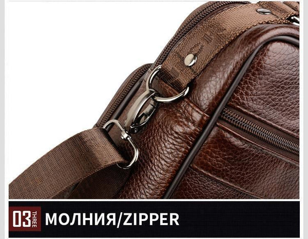Planet Gates Leather Men Handbag Shoulder Bag Hot Sale Cow Leather Bag Vintage Casual Style Flap Bags Men's Crossbody Bag