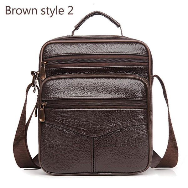Planet Gates Leather Men Handbag Shoulder Bag Hot Sale Cow Leather Bag Vintage Casual Style Flap Bags Men's Crossbody Bag