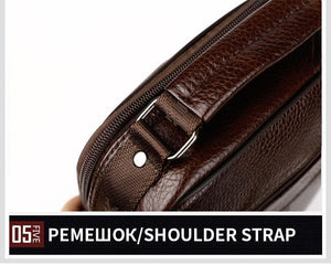 Planet Gates Leather Men Handbag Shoulder Bag Hot Sale Cow Leather Bag Vintage Casual Style Flap Bags Men's Crossbody Bag