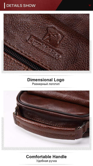 Planet Gates Leather Men Messenger Bag Hot Sale Male Small Man Fashion Crossbody Shoulder Bags Men's Travel New Handbags