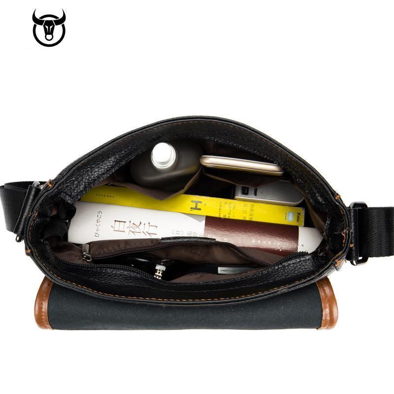 Planet Gates Leather Men's Bag cow leather Messenger bag for male fashion shoulder bag Mens crossbody Bag vintage Handbags