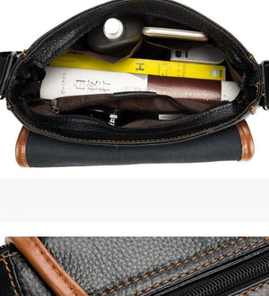 Planet Gates Leather Men's Bag cow leather Messenger bag for male fashion shoulder bag Mens crossbody Bag vintage Handbags