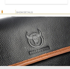 Planet Gates Leather Men's Bag cow leather Messenger bag for male fashion shoulder bag Mens crossbody Bag vintage Handbags